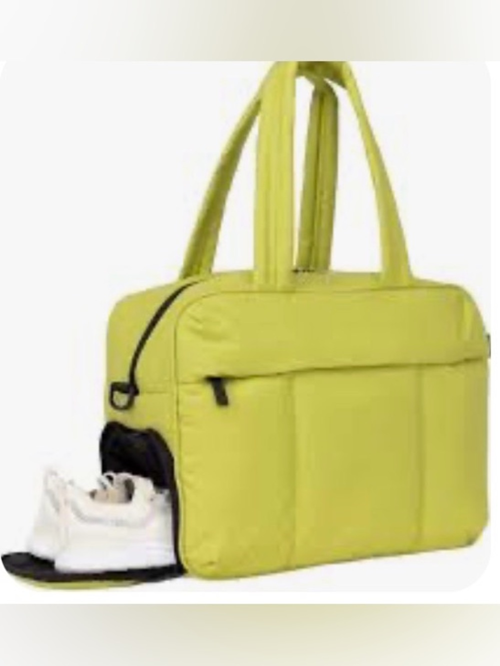 Calpak Luka Duffle in Celery - Picture 6 of 6